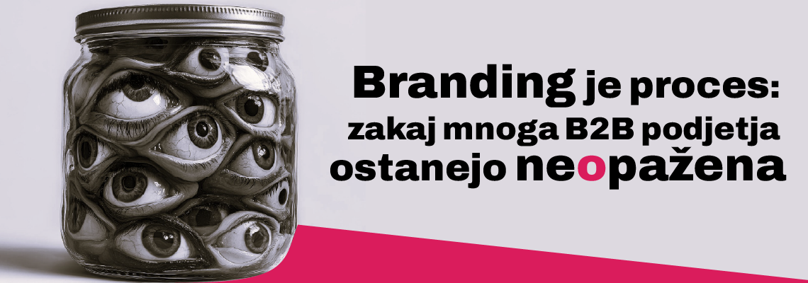 Branding je proces: zakaj B2B podjetja z odličnimi produkti ostanejo neopažena